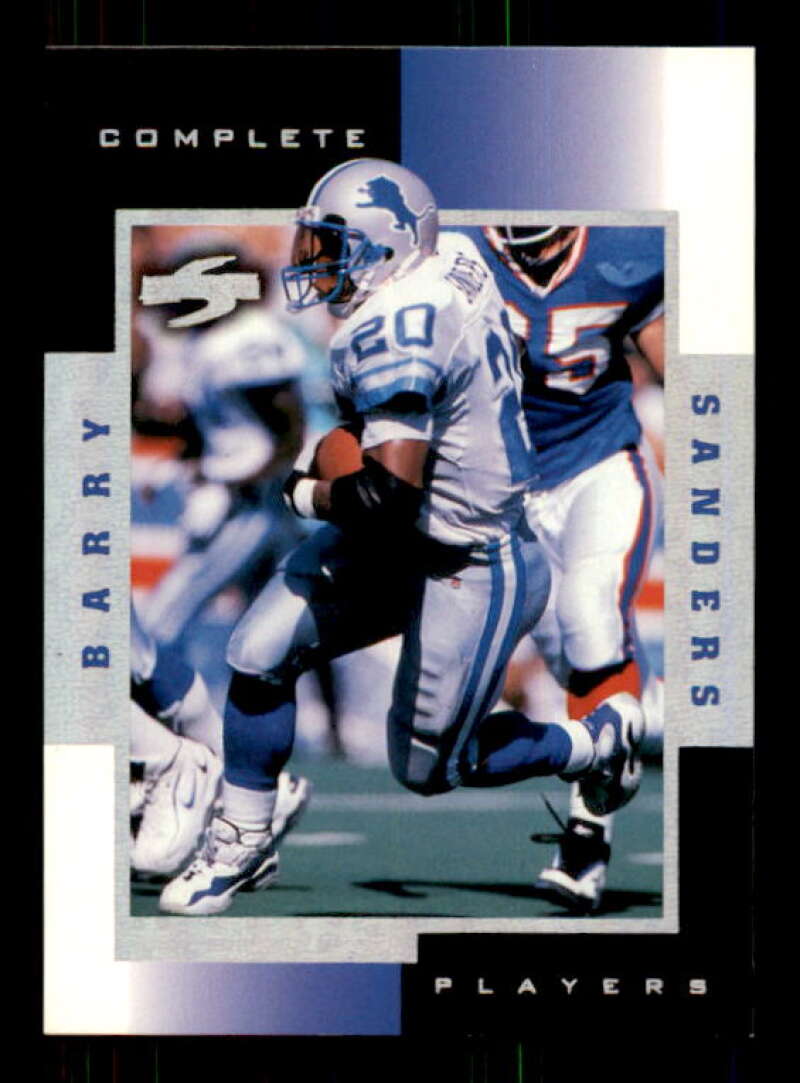Barry Sanders Card 1998 Score Complete Players #8C Image 1