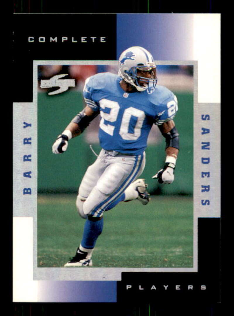 Barry Sanders Card 1998 Score Complete Players #8B Image 1