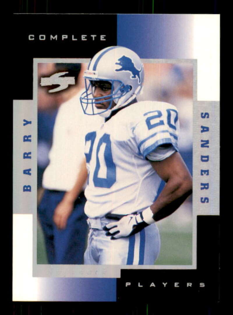 Barry Sanders Card 1998 Score Complete Players #8A Image 1