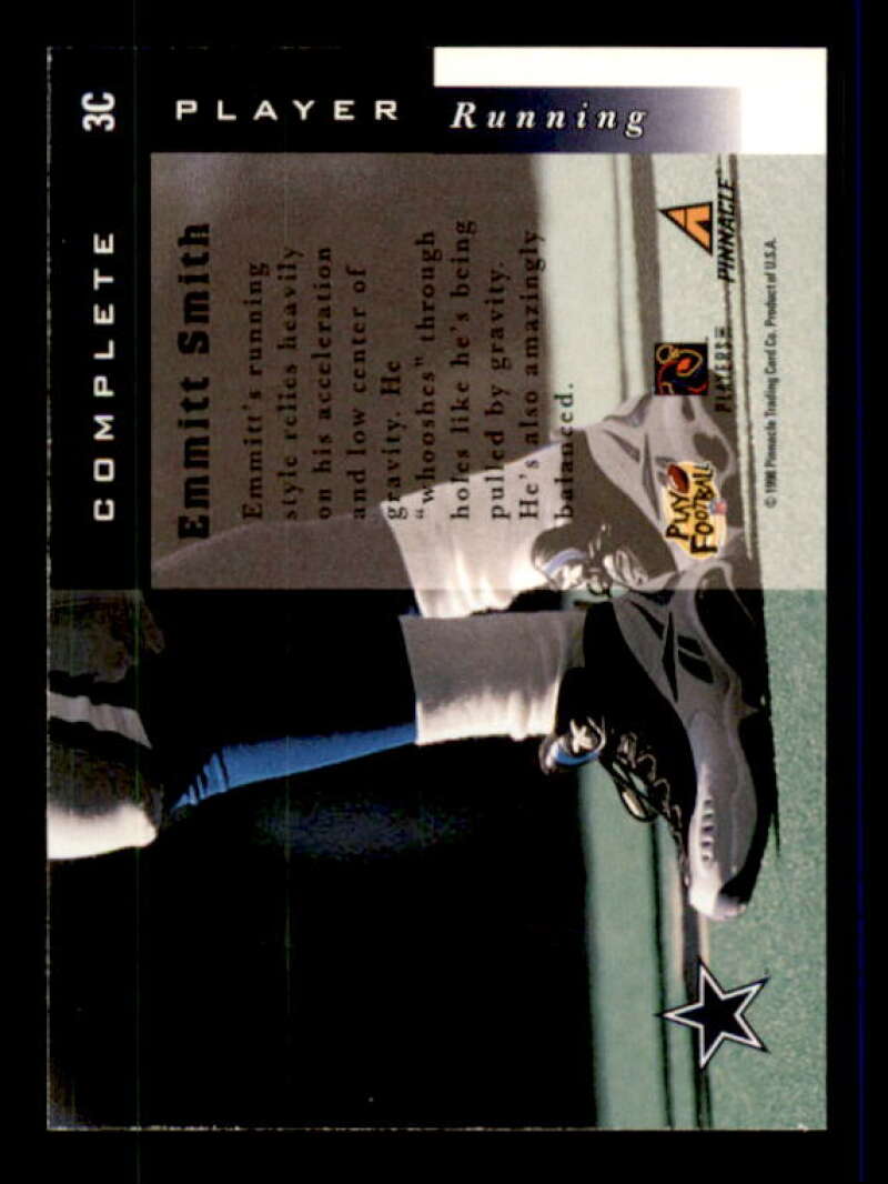Emmitt Smith Card 1998 Score Complete Players #3C Image 2