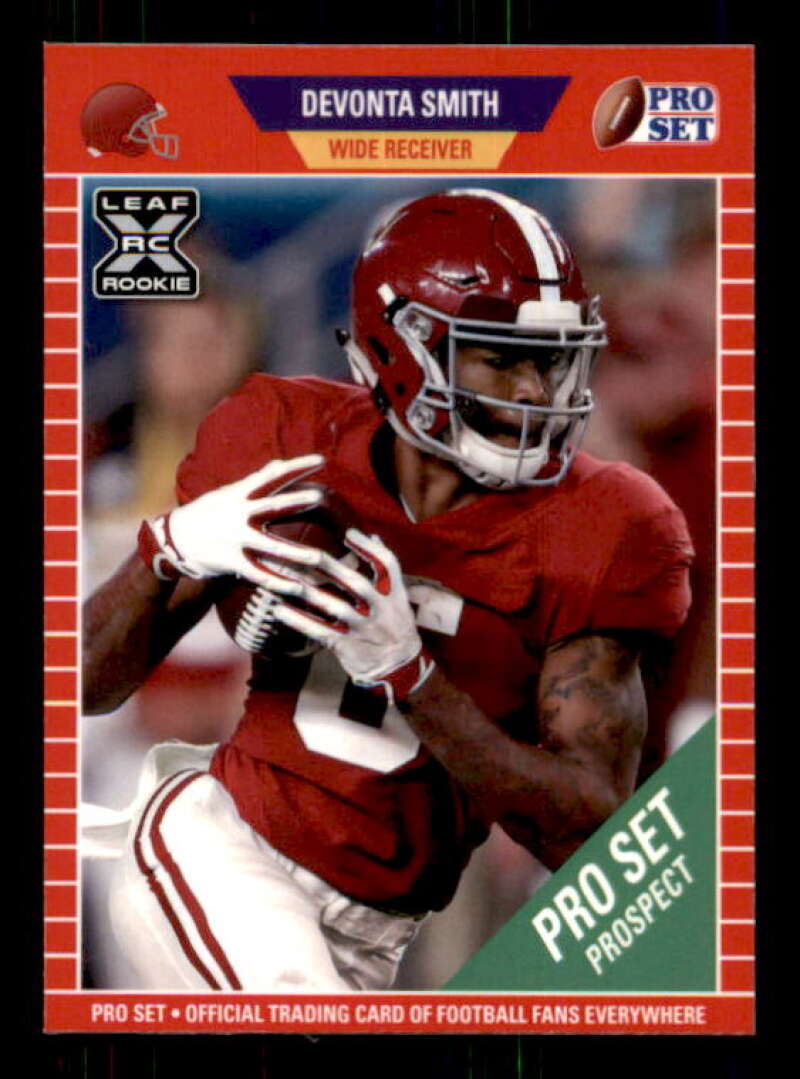 Devonta Smith Rookie Card 2021 Leaf Pro Set #PS3A Image 1