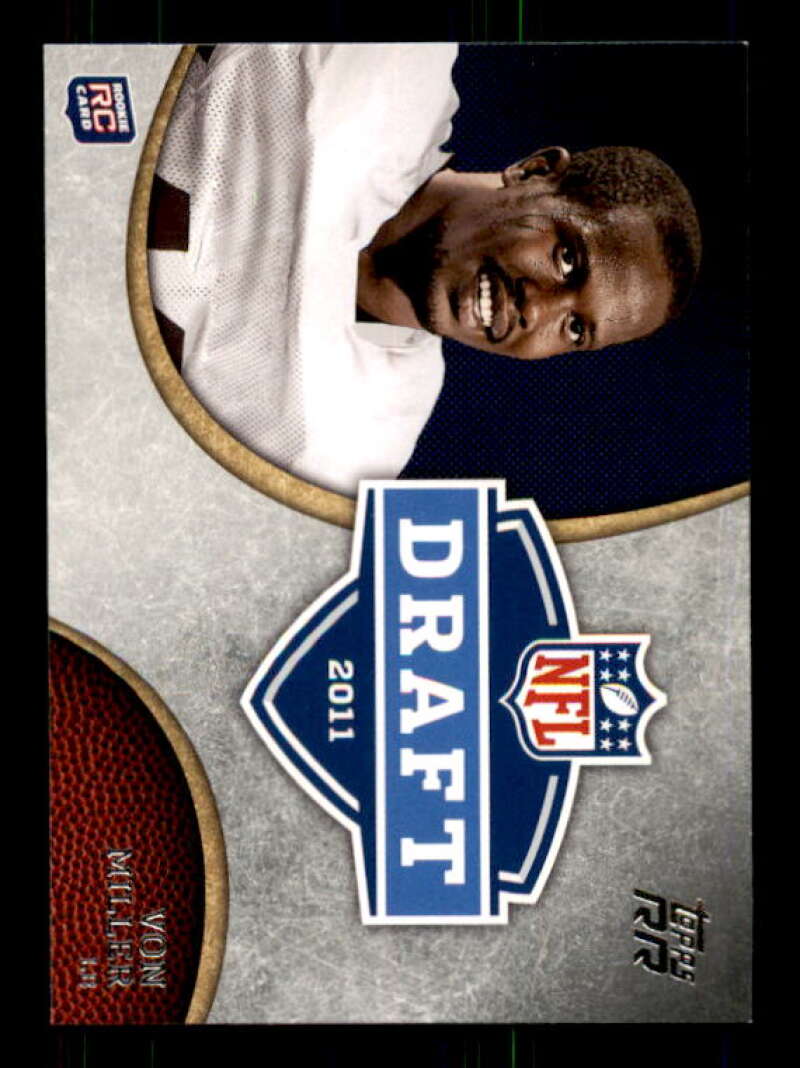 Von Miller Rookie Card 2011 Topps Rising Rookies NFL Draft #DRVM Image 1