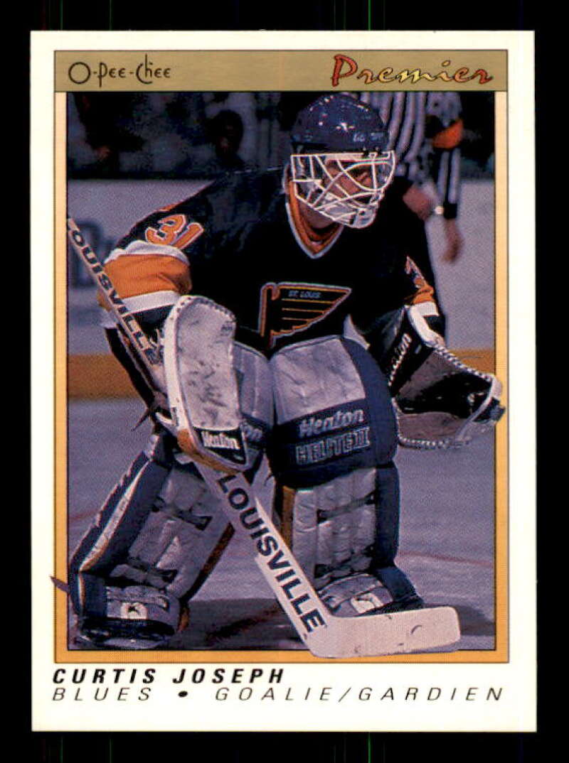 Curtis Joseph Rookie Card 1990-91 OPC Premier #51 Image 1