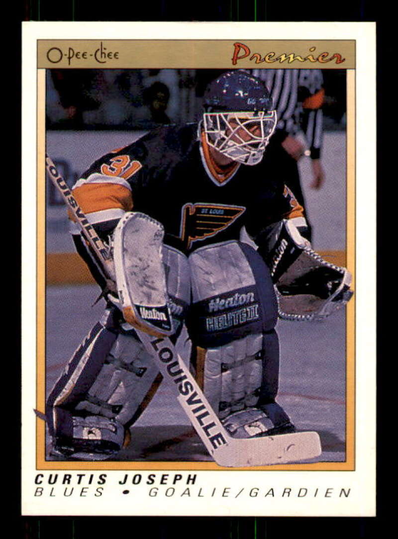 Curtis Joseph Rookie Card 1990-91 OPC Premier #51 Image 1