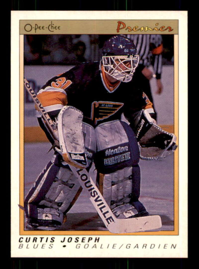 Curtis Joseph Rookie Card 1990-91 OPC Premier #51 Image 1