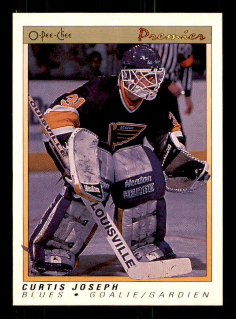 Curtis Joseph Rookie Card 1990-91 OPC Premier #51 Image 1