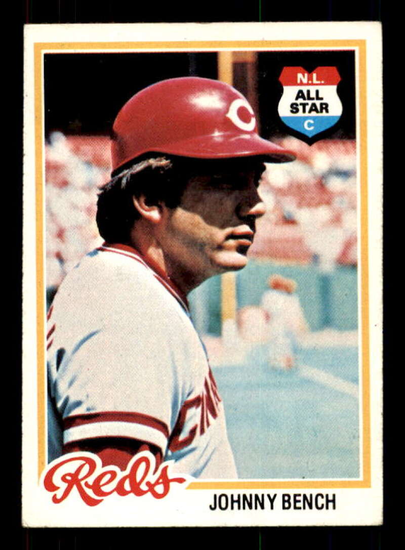 Johnny Bench Card 1978 Topps #700 Image 1