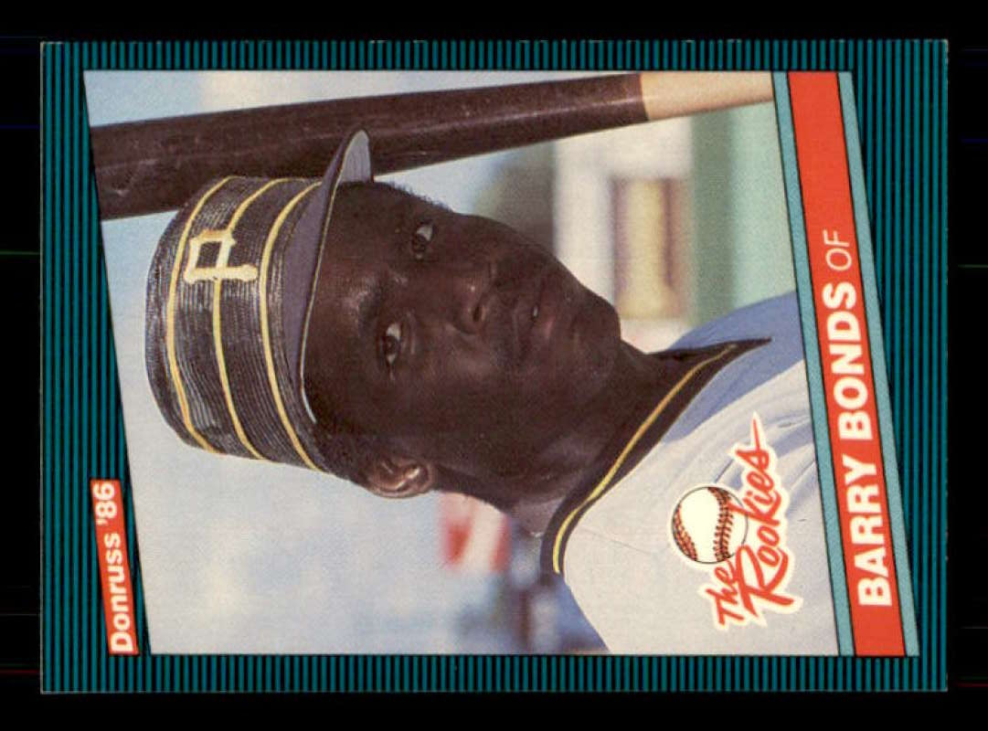 Barry Bonds Rookie Card 1986 Donruss Rookies #11 Image 1