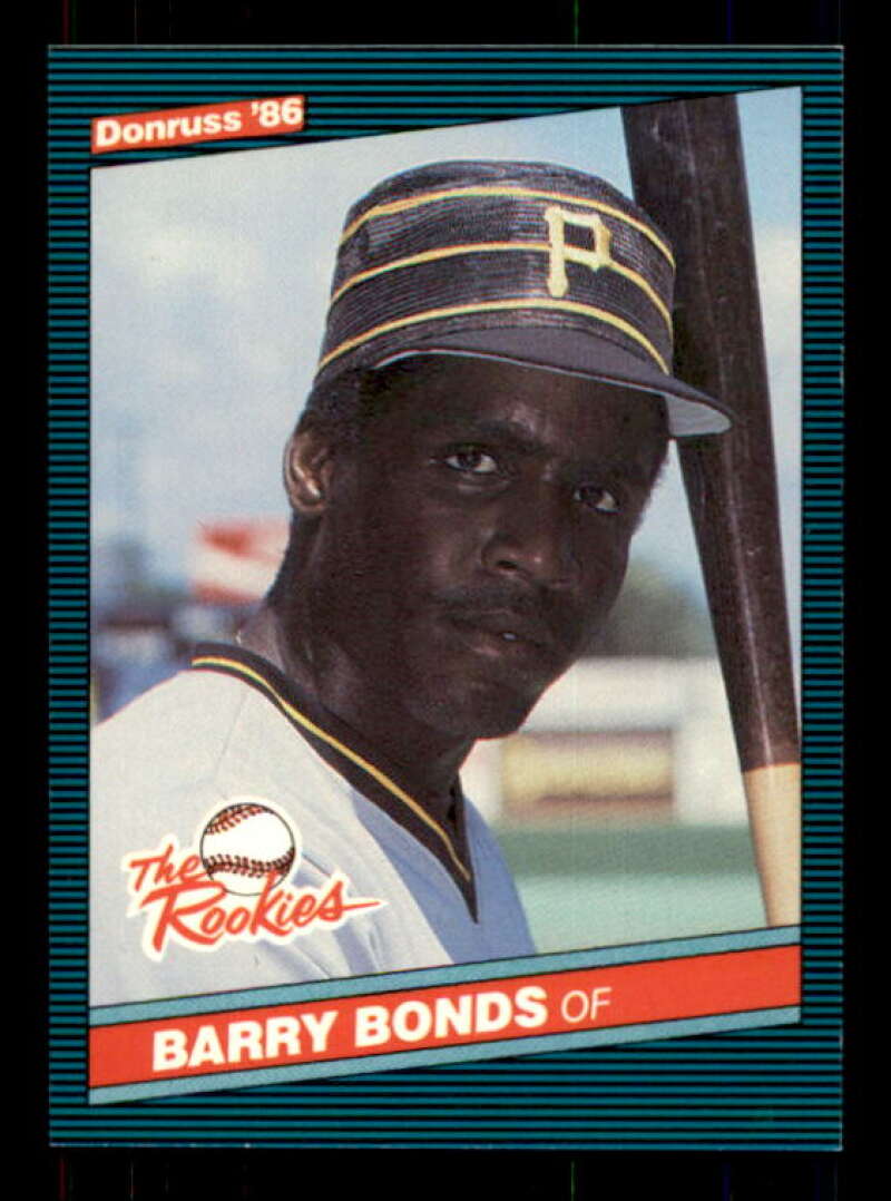 Barry Bonds Rookie Card 1986 Donruss Rookies #11 Image 1