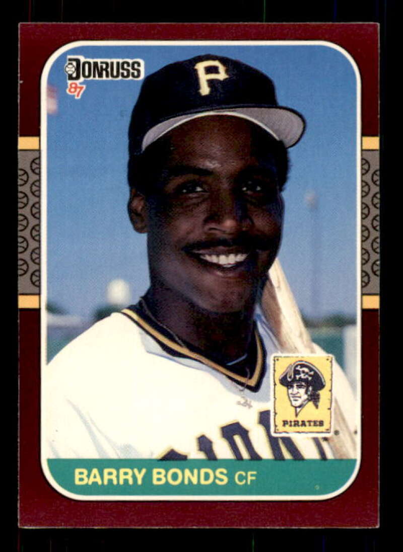 Barry Bonds Rookie Card 1987 Donruss Opening Day #163B Image 1