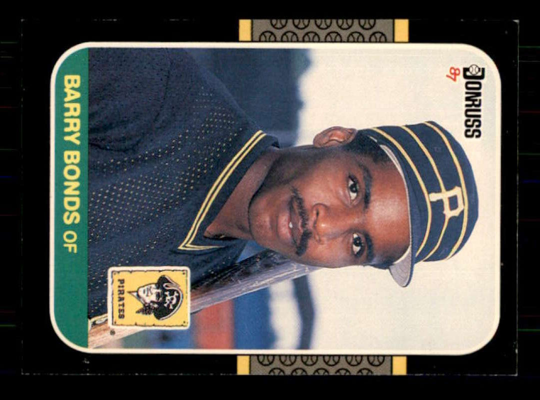 Barry Bonds Rookie Card 1987 Donruss #361 Image 1