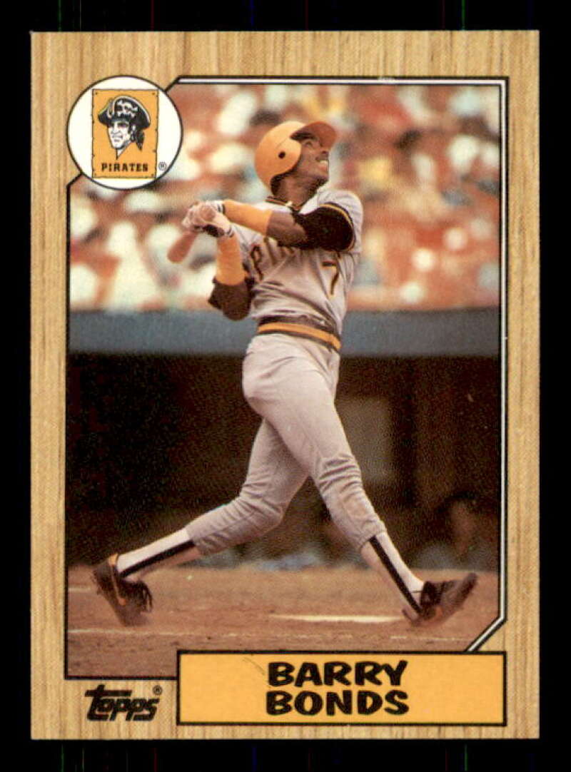 Barry Bonds Rookie Card 1987 Topps #320 Image 1