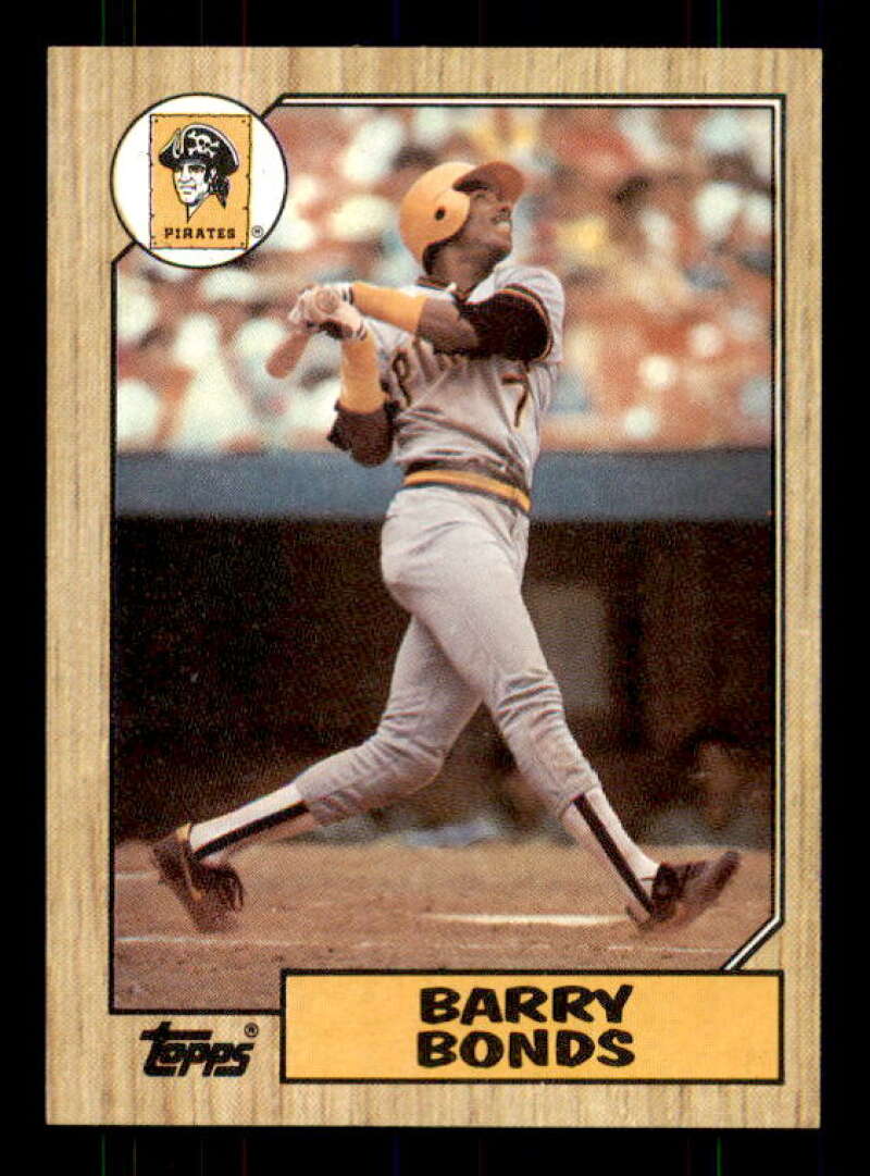 Barry Bonds Rookie Card 1987 Topps #320 Image 1