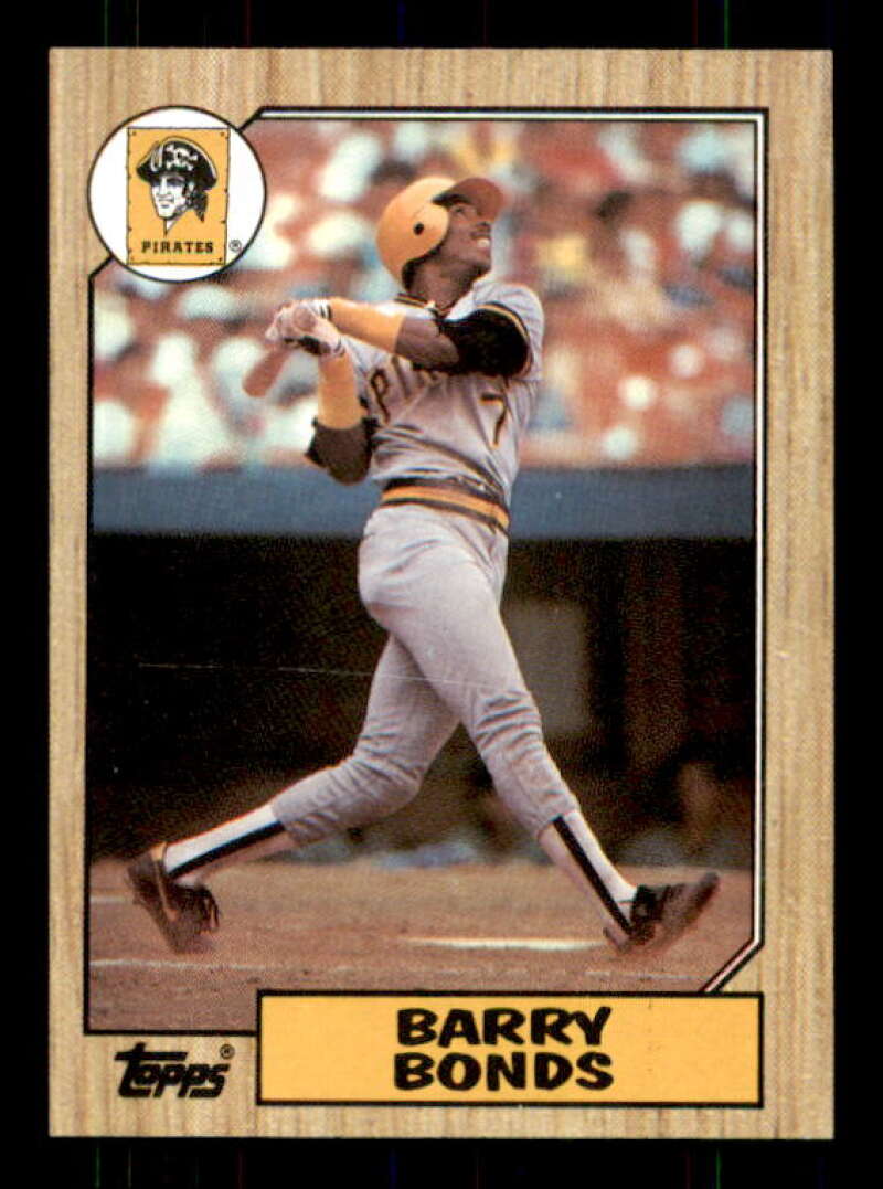 Barry Bonds Rookie Card 1987 Topps #320 Image 1