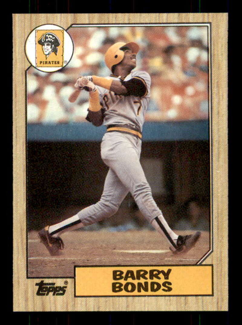 Barry Bonds Rookie Card 1987 Topps #320 Image 1