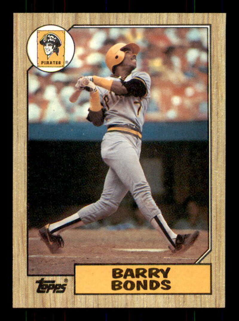 Barry Bonds Rookie Card 1987 Topps #320 Image 1