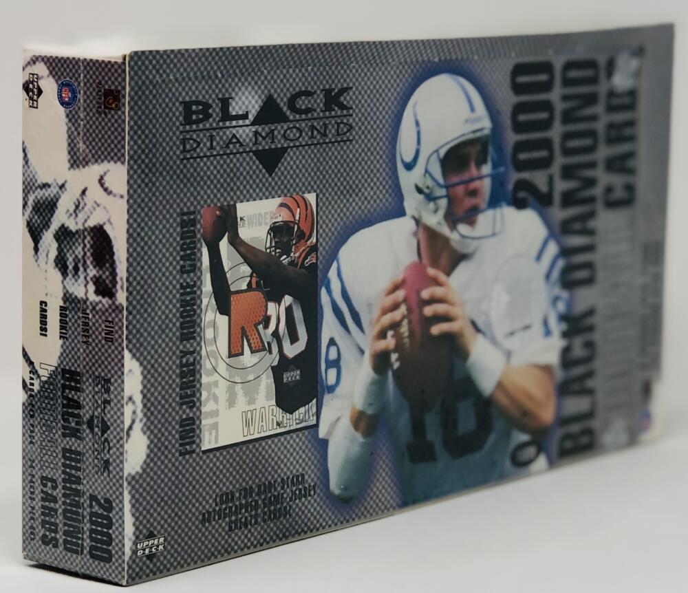 2000 Upper Deck Black Diamond Football Hobby Box Tom Brady RC Year  Image 2