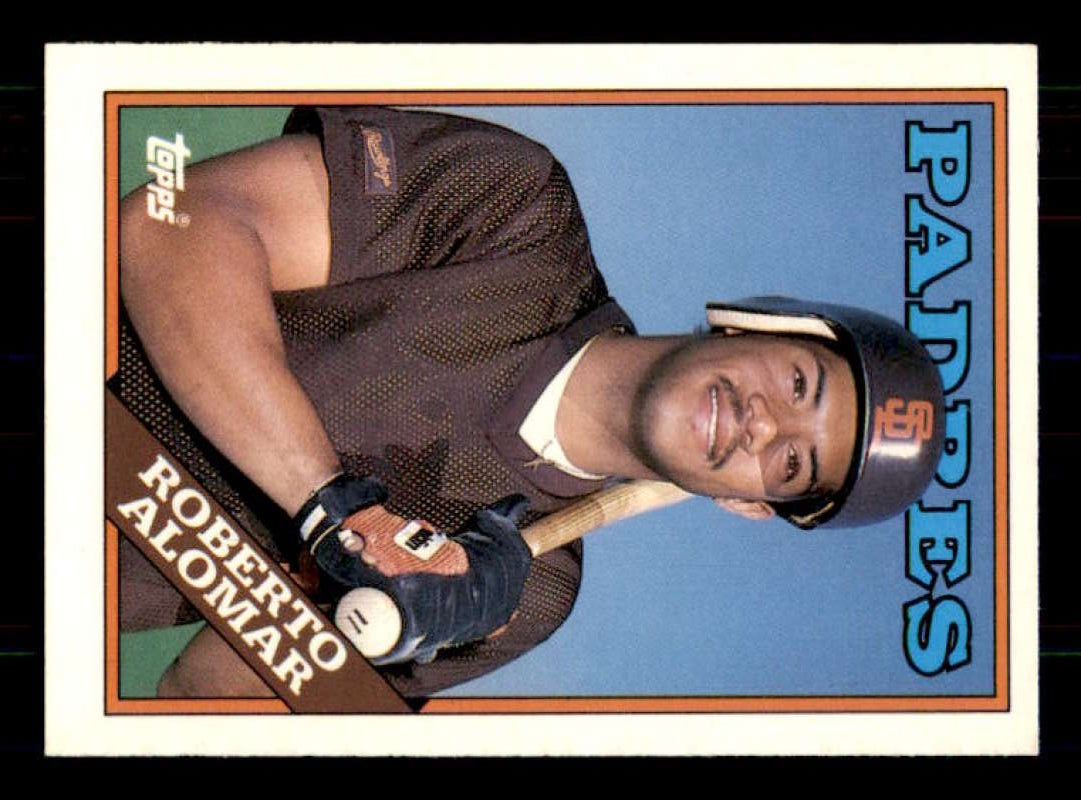 Roberto Alomar Rookie Card 1988 Topps Traded #4T Image 1