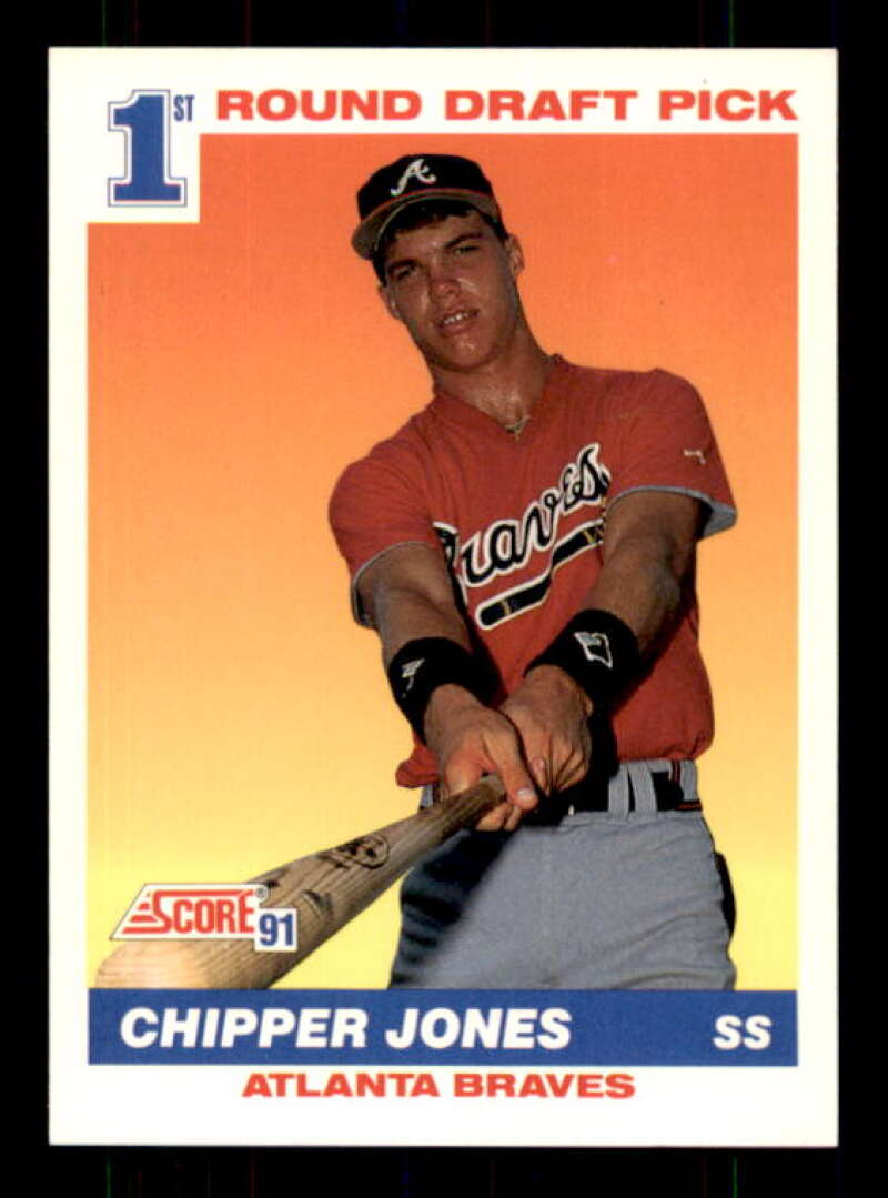 Chipper Jones Rookie Card 1991 Score #671 Image 1