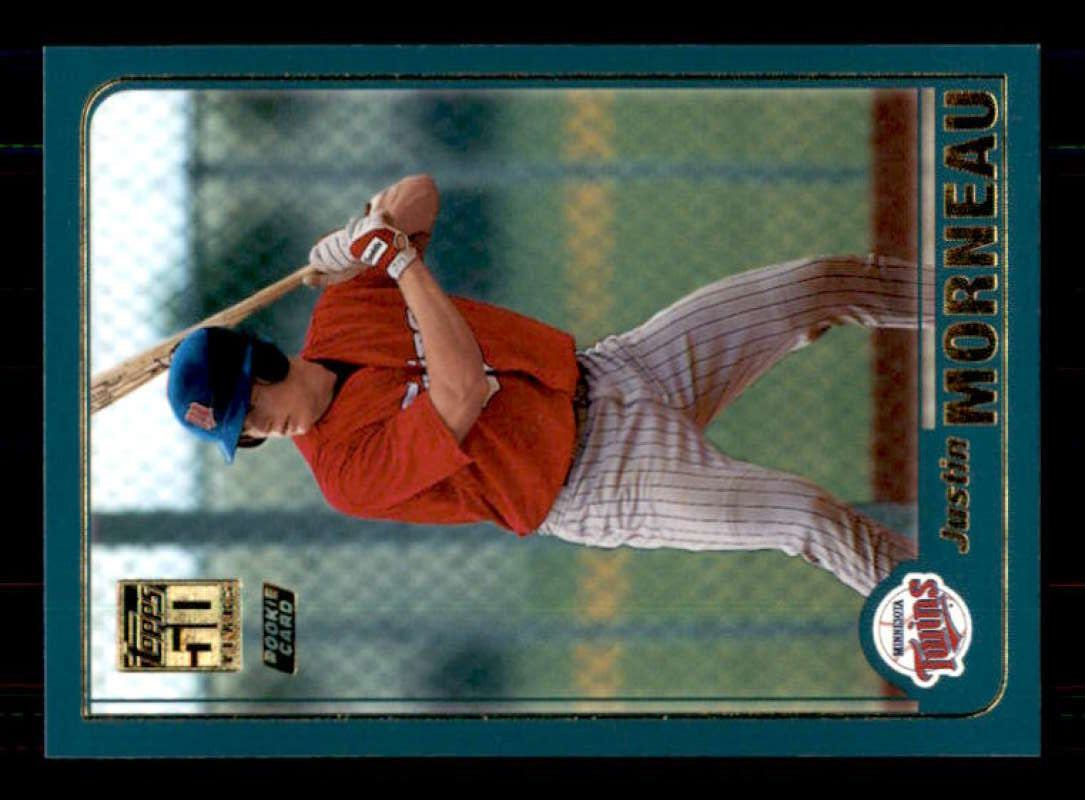 Justin Morneau Rookie Card 2001 Topps Traded #T235 Image 1