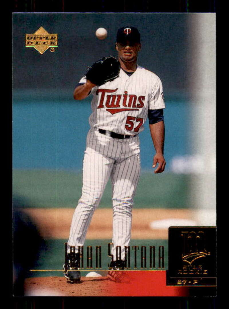 Johan Santana Rookie Card 2001 Upper Deck #11 Image 1