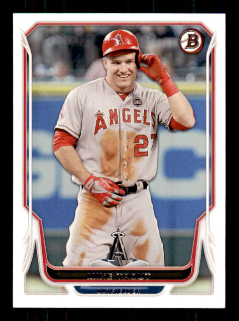 Mike Trout Card 2014 Bowman #168 Image 1