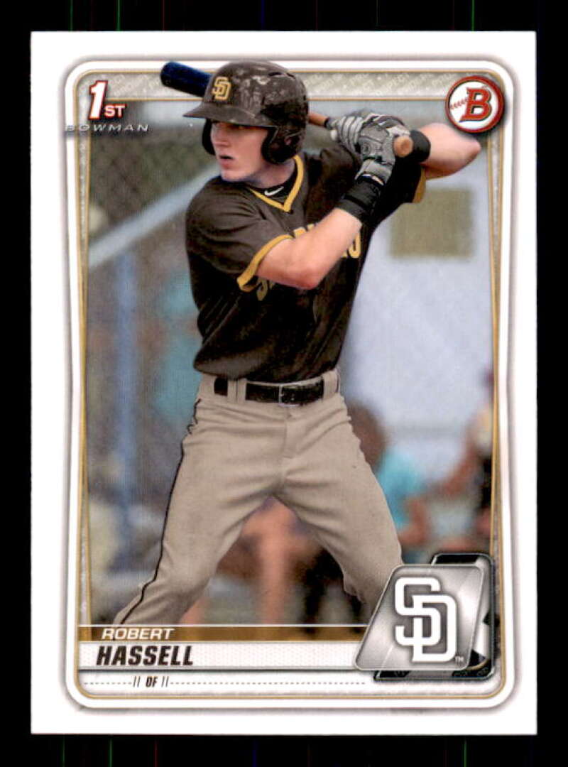 Robert Hassell Card 2020 Bowman Draft 1st Edition #BD39 Image 1