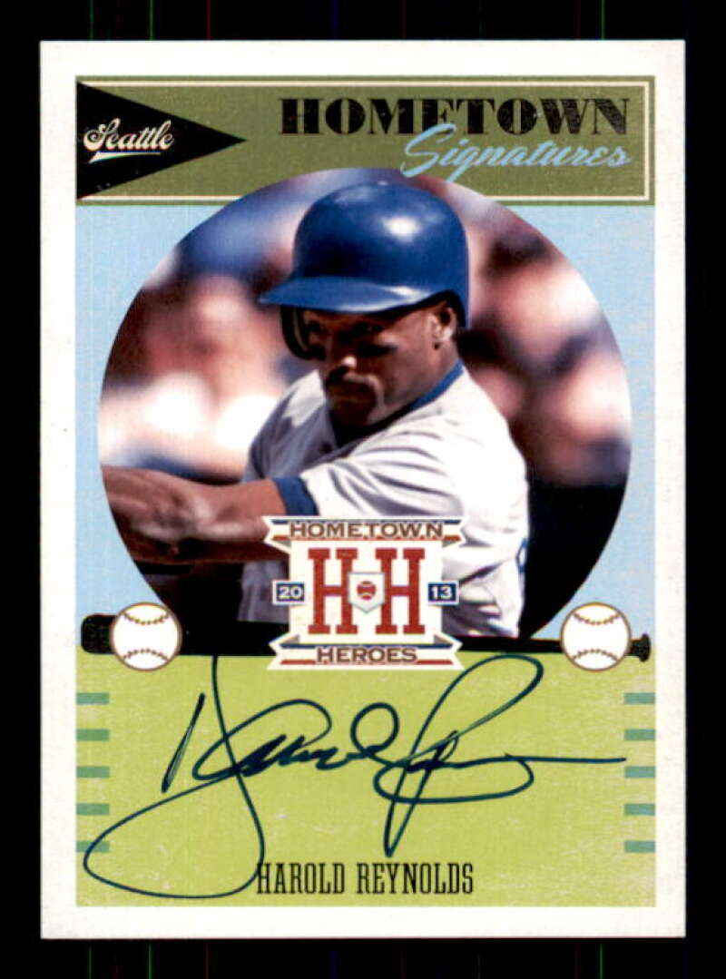 Harold Reynolds Card 2013 Hometown Heroes Hometown Signatures #HSHR Image 1