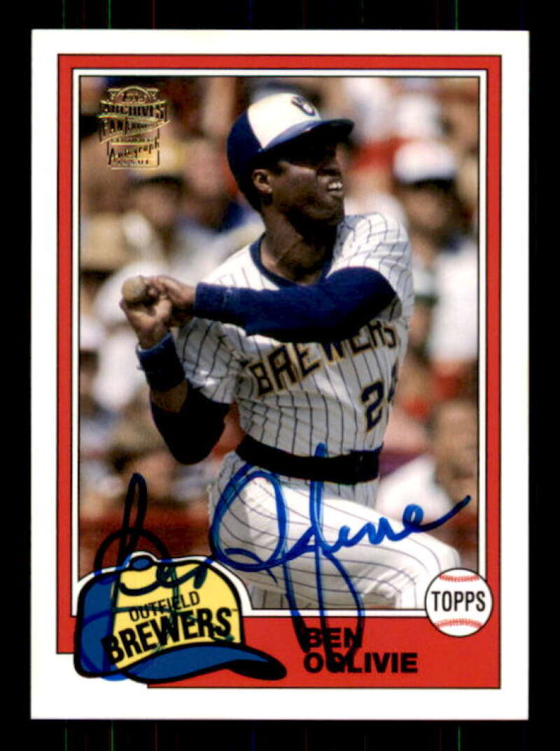 Ben Oglivie Card 2012 Topps Archives Autographs #BOG Image 1