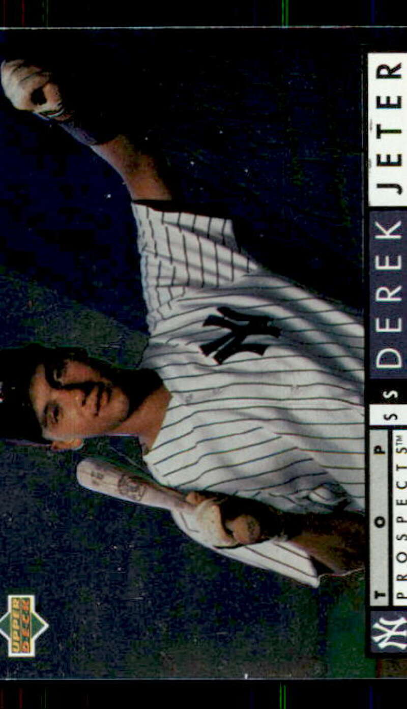 Derek Jeter Top Prospects Card 1994 Upper Deck #550 Image 1