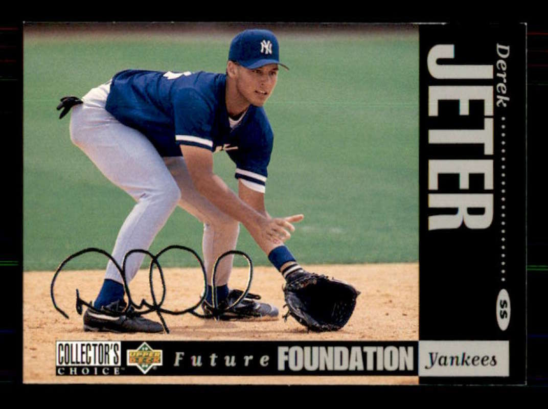 Derek Jeter Futures Card 1994 Collector's Choice Silver Signature #644 Image 1