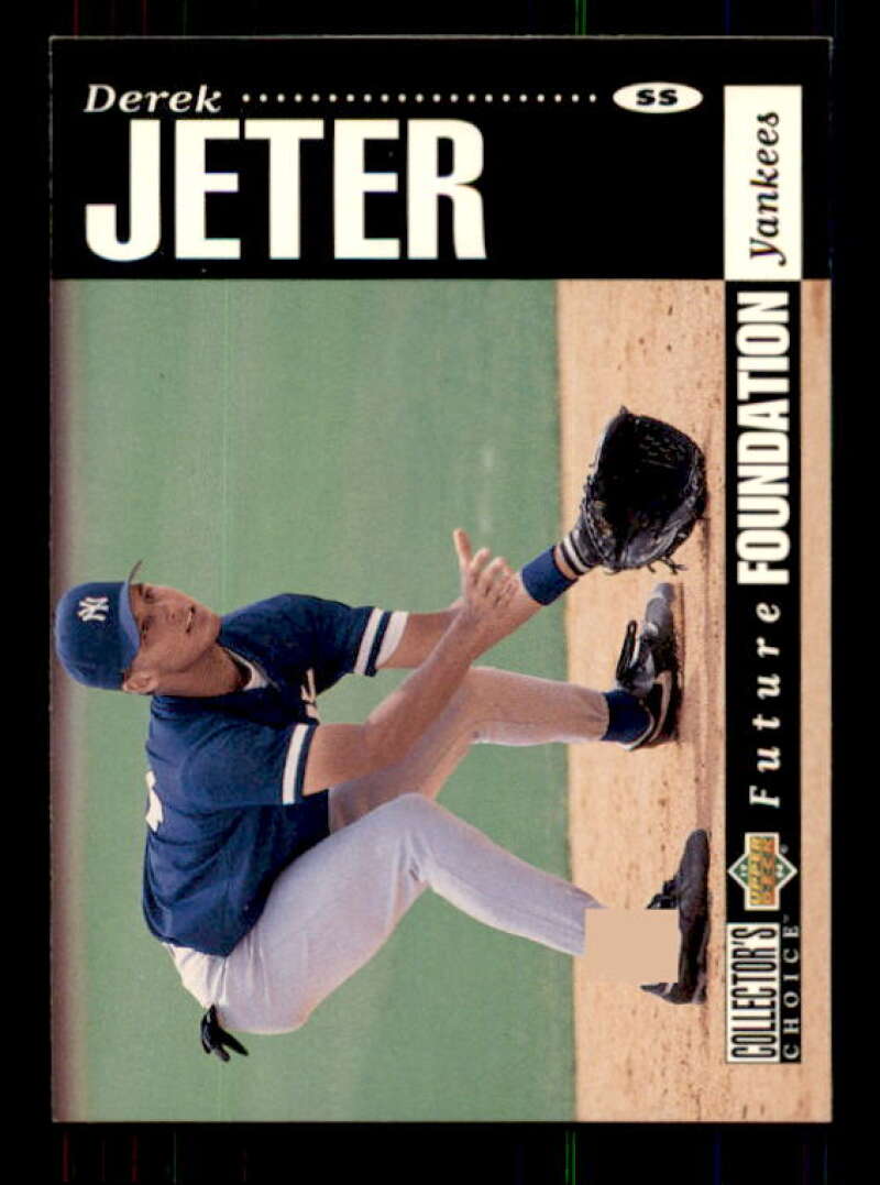 Derek Jeter Furtures Foundations Card 1994 Collector's Choice #644 ...