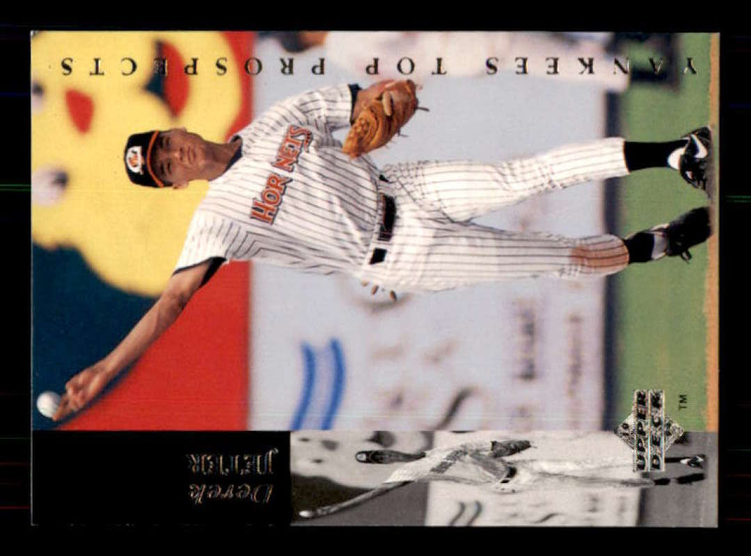 Derek Jeter Top Prospects Card 1994 Upper Deck Minors #185 Image 1