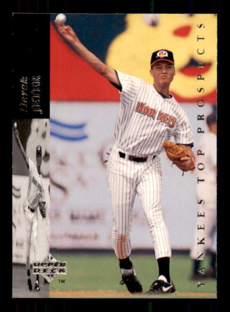 Derek Jeter Top Prospects Card 1994 Upper Deck Minors #185 Image 1