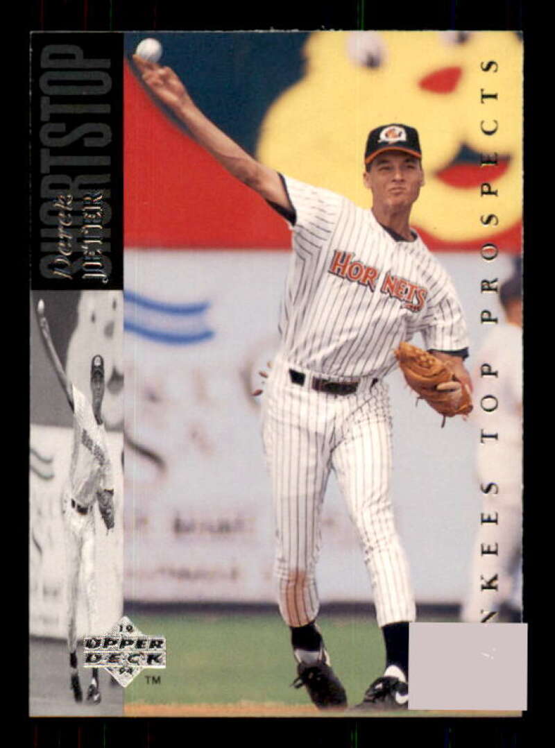 Derek Jeter Top Prospects Card 1994 Upper Deck Minors #185 Image 1