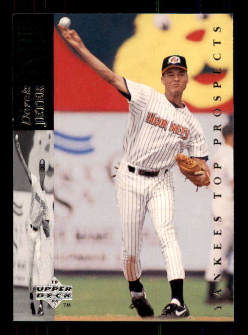 Derek Jeter Top Prospects Card 1994 Upper Deck Minors #185 Image 1