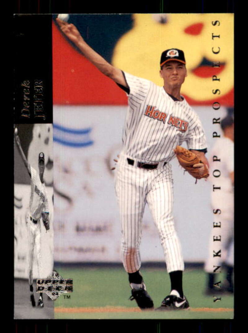 Derek Jeter Top Prospects Card 1994 Upper Deck Minors #185 Image 1