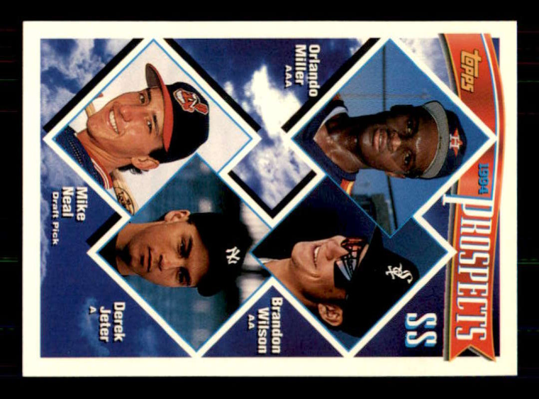 Derek Jeter Top Prospects Card 1994 Topps #158 Image 1