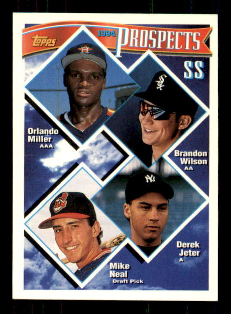 Derek Jeter Top Prospects Card 1994 Topps #158 Image 1