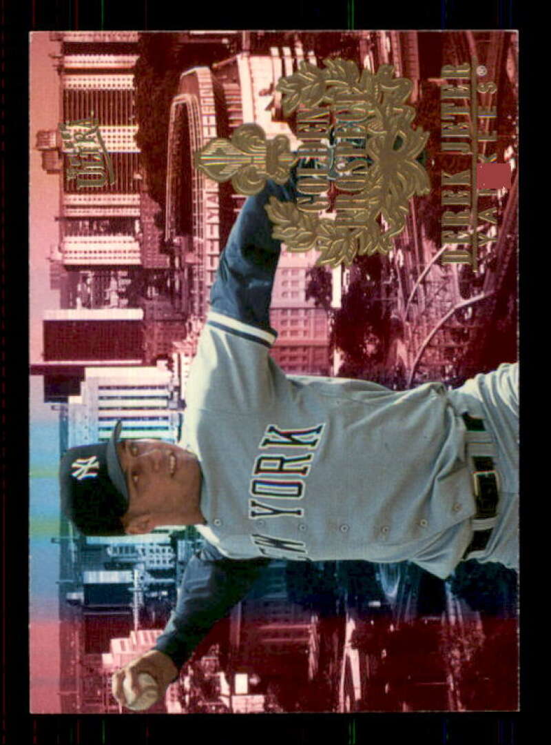 Derek Jeter Rookie Card 1996 Ultra Golden Prospects #8