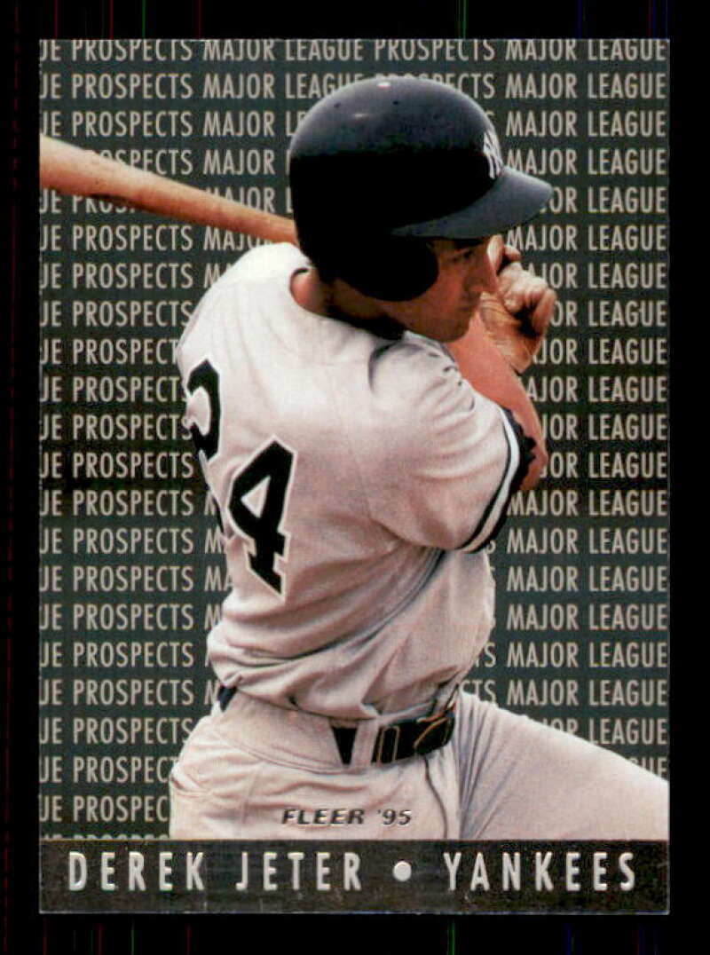 Derek Jeter Card 1995 Fleer Major League Prospects #7 Image 1