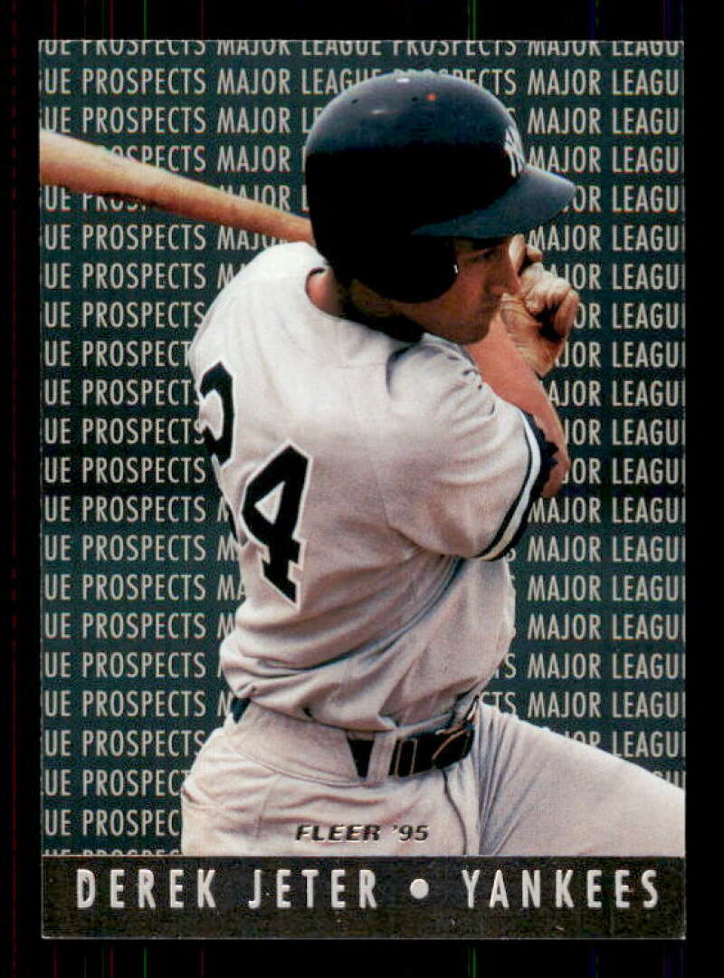 Derek Jeter Card 1995 Fleer Major League Prospects #7 Image 1