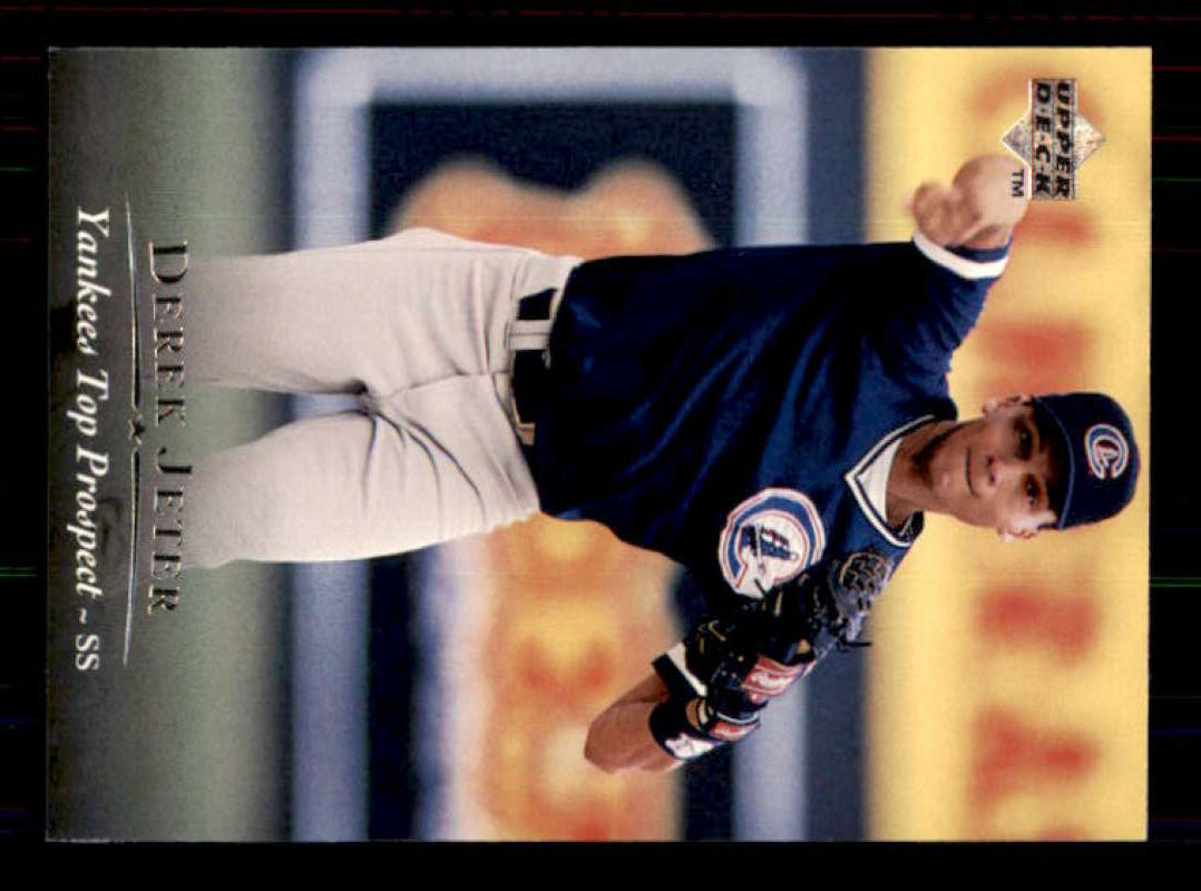 Derek Jeter Top Prospects Card 1995 Upper Deck Minors #1 Image 1