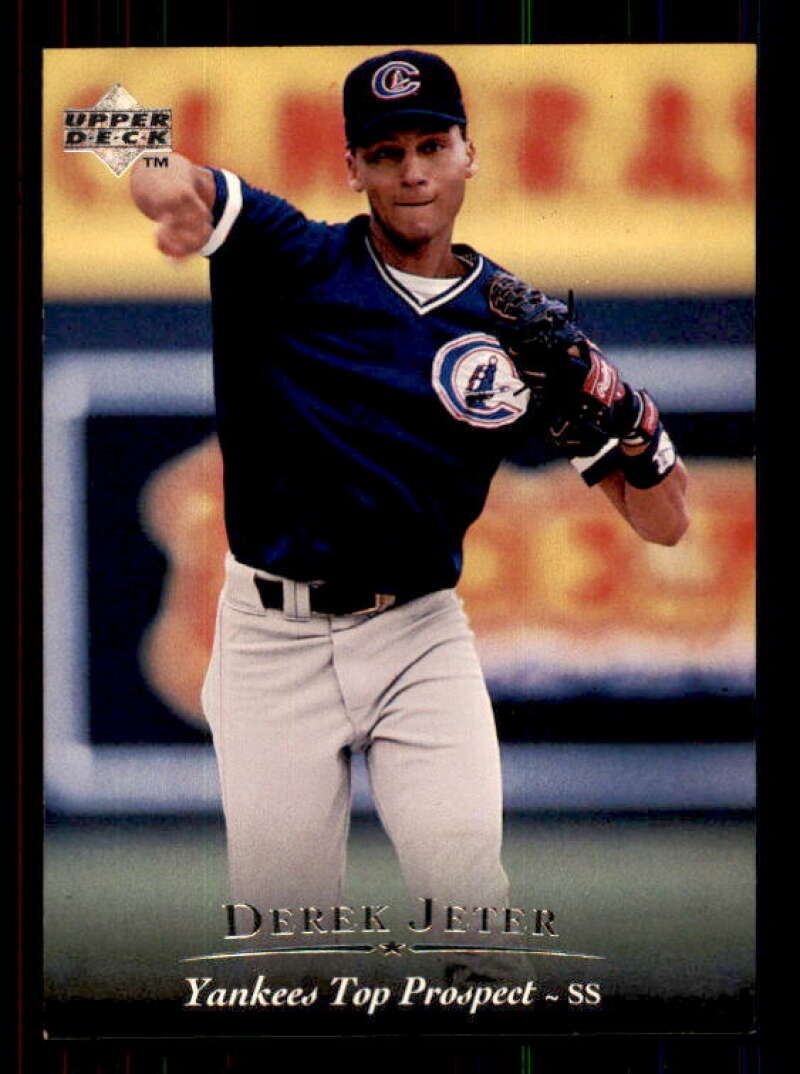 Derek Jeter Top Prospects Card 1995 Upper Deck Minors #1 Image 1