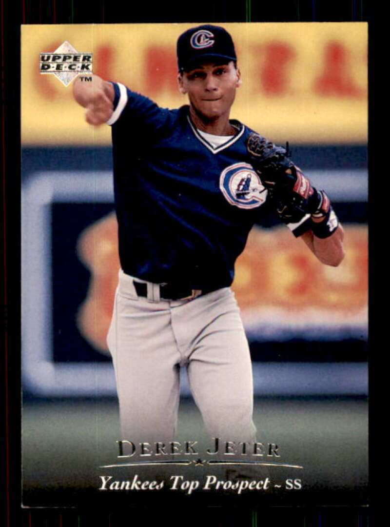 Derek Jeter Top Prospects Card 1995 Upper Deck Minors #1 Image 1