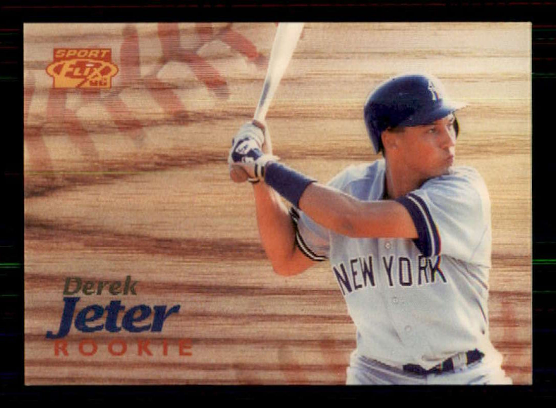 Derek Jeter Rookie Card 1996 Sportflix #139 Image 1