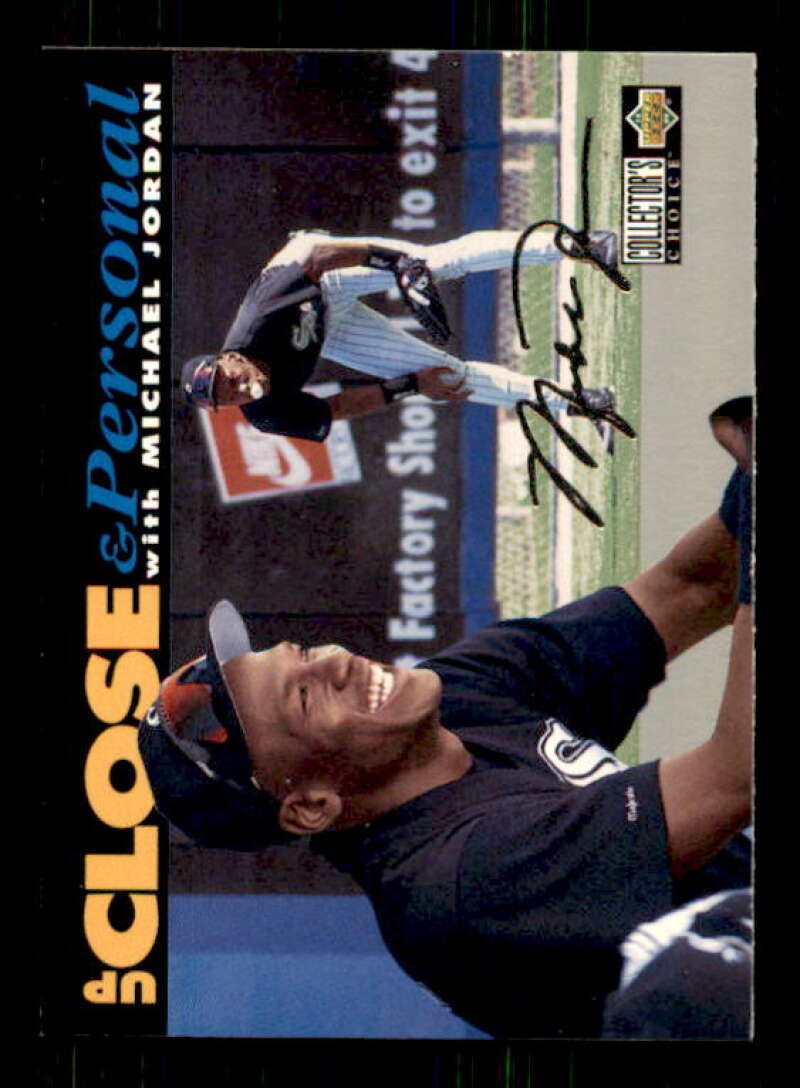 Michael Jordan UP Baseball Rookie 1994 Collector's Choice Silver Signature #635 Image 1