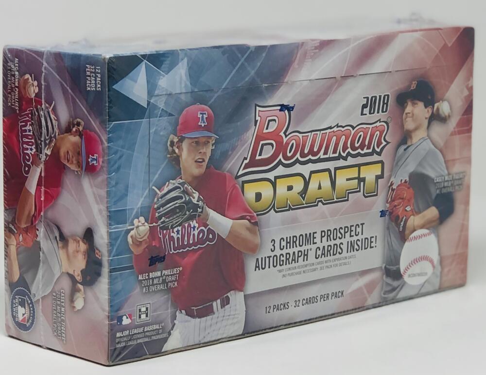 2018 Bowman Draft Jumbo Baseball Hobby Box Ohtani Rookie year!! Image 4