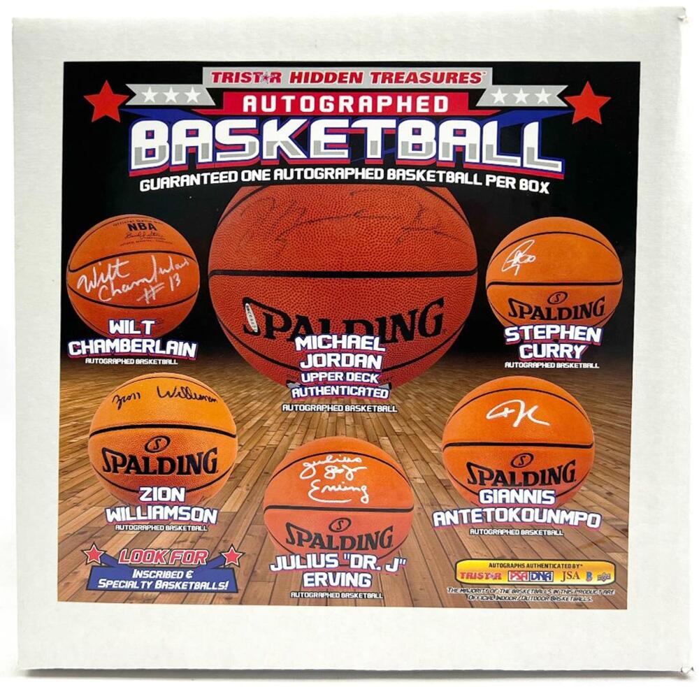 2021 TriStar Hidden Treasures Autographed Basketball Hobby Box Image 1