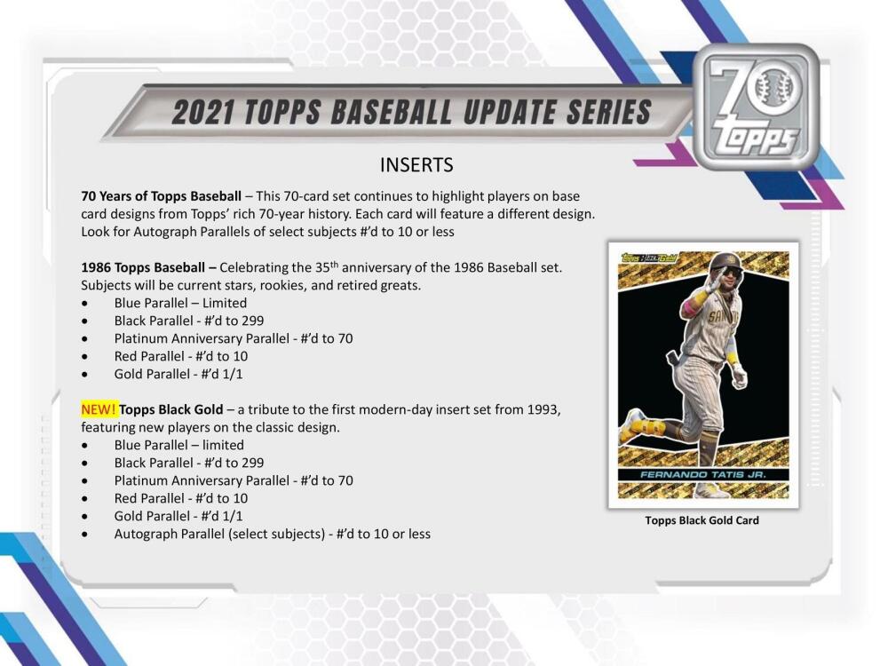 2021 Topps Update Series Baseball Hobby Jumbo Box Image 6